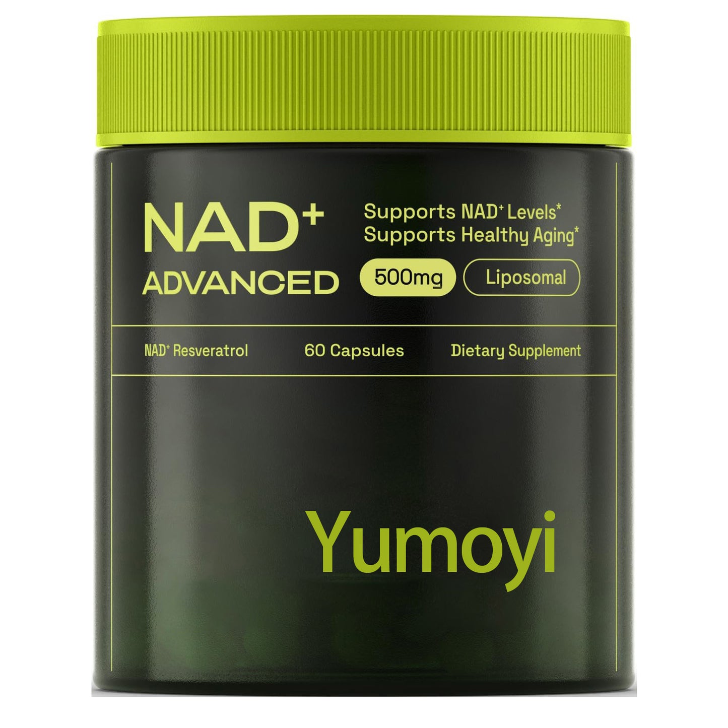 NAD+ Supplement MNM Alternative - Liposomal Nicotinamide Riboside, Resveratrol, Quercetin by Reus Research - High Purity NAD+ Supplement for Anti-Aging, Energy, Focus - 80